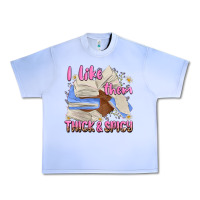Grape Ice i like them thick and spicy Urban Heavy Tee - MaliasSmallBusiness