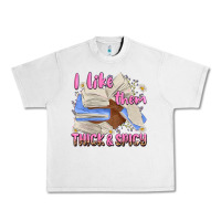 Lunar Rock i like them thick and spicy Urban Heavy Tee - MaliasSmallBusiness