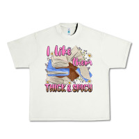 Pistachio i like them thick and spicy Urban Heavy Tee - MaliasSmallBusiness