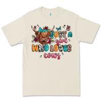 Just A Girl Who Loves Cows Premium Tee | Teevron