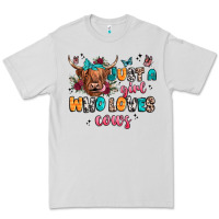 Dove Grey just a girl who loves cows Premium Tee - JahusDesignShop