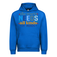 Cobalt The world needs all kinds of minds Urban Hoodie - CowhideDigitalArt