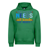 Emerald The world needs all kinds of minds Urban Hoodie - CowhideDigitalArt