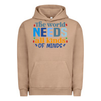Pigment Burro The world needs all kinds of minds Urban Hoodie - CowhideDigitalArt