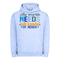 Pigment Grape Ice The world needs all kinds of minds Urban Hoodie - CowhideDigitalArt