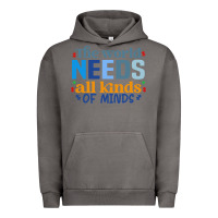 Pigment Tornado The world needs all kinds of minds Urban Hoodie - CowhideDigitalArt