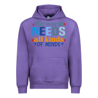 Tulip The world needs all kinds of minds Urban Hoodie - CowhideDigitalArt