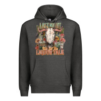 Charcoal Heather Last night we let the liquor talk Premium Hoodie - HowdyJamesFarm