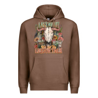 Chestnut Last night we let the liquor talk Premium Hoodie - HowdyJamesFarm