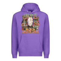 Purple Last night we let the liquor talk Premium Hoodie - HowdyJamesFarm