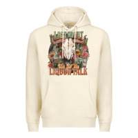 Sandshell Last night we let the liquor talk Premium Hoodie - HowdyJamesFarm