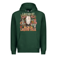 Sports Green Last night we let the liquor talk Premium Hoodie - HowdyJamesFarm