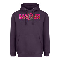 Plum Mama neon lightning bolt mother's day Heavyweight Hoodie - HowdyJamesFarm
