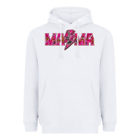 White Mama neon lightning bolt mother's day Heavyweight Hoodie - HowdyJamesFarm