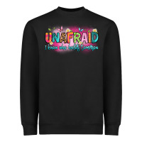 Black unafraid i know who holds tomorrow Heavyweight Sweatshirt - Artiststas