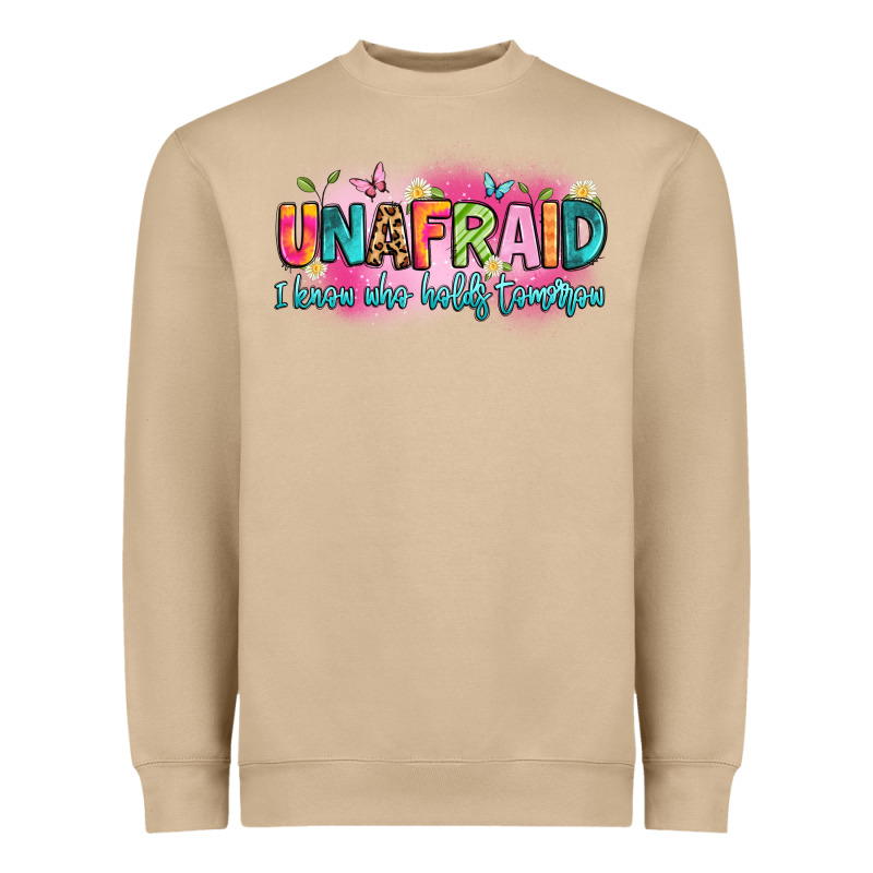 Unafraid I Know Who Holds Tomorrow Heavyweight Sweatshirt by Artiststas | Teevron