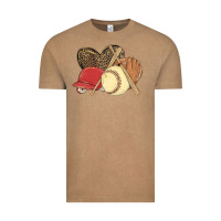 Vintage Coffee softball Vintage Tee - MaliasSmallBusiness
