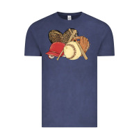 Vintage Denim softball Vintage Tee - MaliasSmallBusiness
