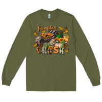 Army Green pumpkin crush truck Long Sleeve Tee - LillyAllenDesigns