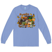 Colony Blue pumpkin crush truck Long Sleeve Tee - LillyAllenDesigns