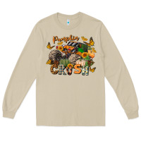 Mushroom pumpkin crush truck Long Sleeve Tee - LillyAllenDesigns
