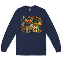 Navy pumpkin crush truck Long Sleeve Tee - LillyAllenDesigns