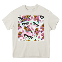Cream teacher thunderbolt and glasses Heavy Core Tee - BundleAndBundleShop