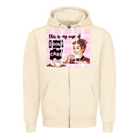 Sandshell retro housewife Zipper Hoodie - TumblerDesignByShophia