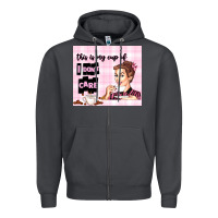 Smoke retro housewife Zipper Hoodie - TumblerDesignByShophia