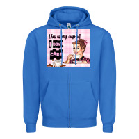True Royal retro housewife Zipper Hoodie - TumblerDesignByShophia