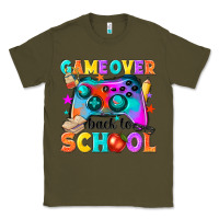 Army Green game over back to school Classic Tee - NancyCooperArtShop