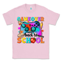 Bubblegum Pink game over back to school Classic Tee - NancyCooperArtShop