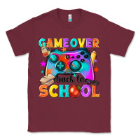 Burgundy game over back to school Classic Tee - NancyCooperArtShop