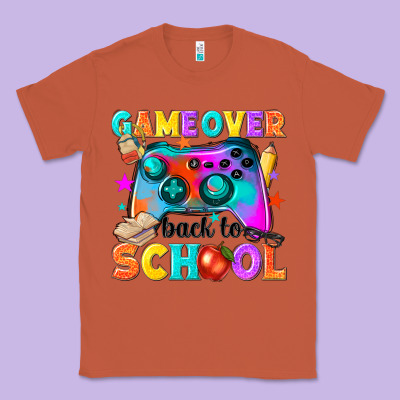 Game Over Back To School Classic Tee Designed By Nancycooperartshop