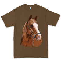 Cacao horse portrait Premium Tee - Artiststas