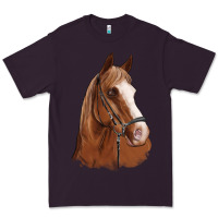 Plum horse portrait Premium Tee - Artiststas