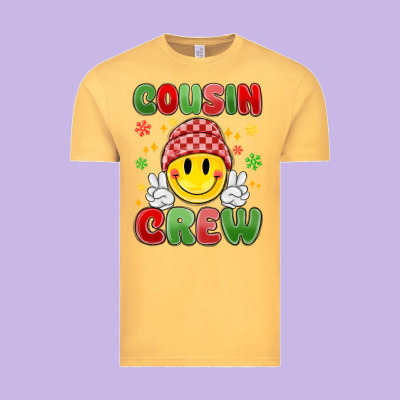 Cousin Crew Vintage Tee Designed By Maliassmallbusiness