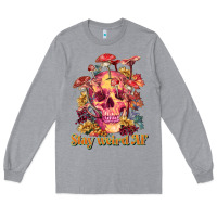 Heather Grey stay weird af Long Sleeve Tee - RanaPortraitStore