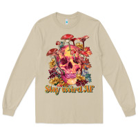 Mushroom stay weird af Long Sleeve Tee - RanaPortraitStore