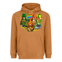 Meerkat St. Patrick's Day gnomies with truck Heavyweight Hoodie - HowdyJamesFarm