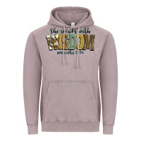Vintage Zinc she speaks with wisdom proverbs 31 26 Vintage Hoodie - NancyCooperArtShop
