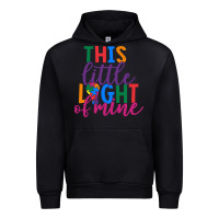 Black This Little Light Of Mine Urban Hoodie - CowhideDigitalArt
