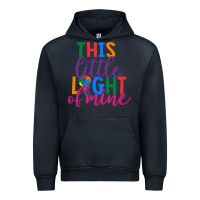Navy This Little Light Of Mine Urban Hoodie - CowhideDigitalArt