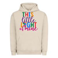 Pigment French Oak This Little Light Of Mine Urban Hoodie - CowhideDigitalArt