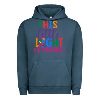 Pigment Midnight Navy This Little Light Of Mine Urban Hoodie - CowhideDigitalArt