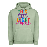 Pigment Oil Green This Little Light Of Mine Urban Hoodie - CowhideDigitalArt