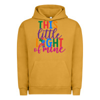 Pigment Peanut Butter This Little Light Of Mine Urban Hoodie - CowhideDigitalArt