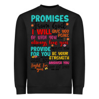 Black promises from god Heavyweight Sweatshirt - Artiststas