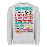 Heather Grey promises from god Heavyweight Sweatshirt - Artiststas
