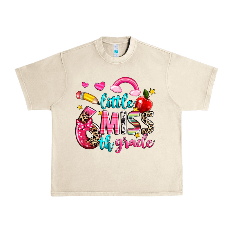 Little Miss Sixth Grade Urban Heavy Tee by NancyCooperArtShop | Teevron